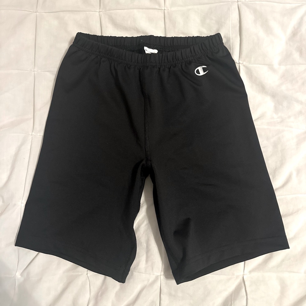 CHAMPION black biker shorts